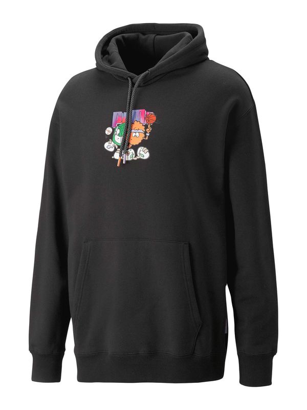 PUMA PUMA Sweater majica  travnato zelena / svijetloljubičasta / crna / bijela