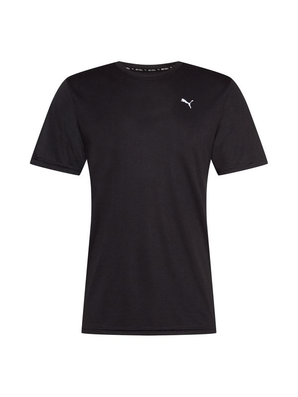 PUMA PUMA Tehnička sportska majica  crna / bijela