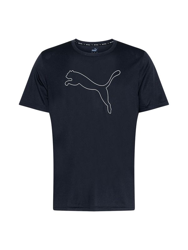 PUMA PUMA Tehnička sportska majica  crna / bijela