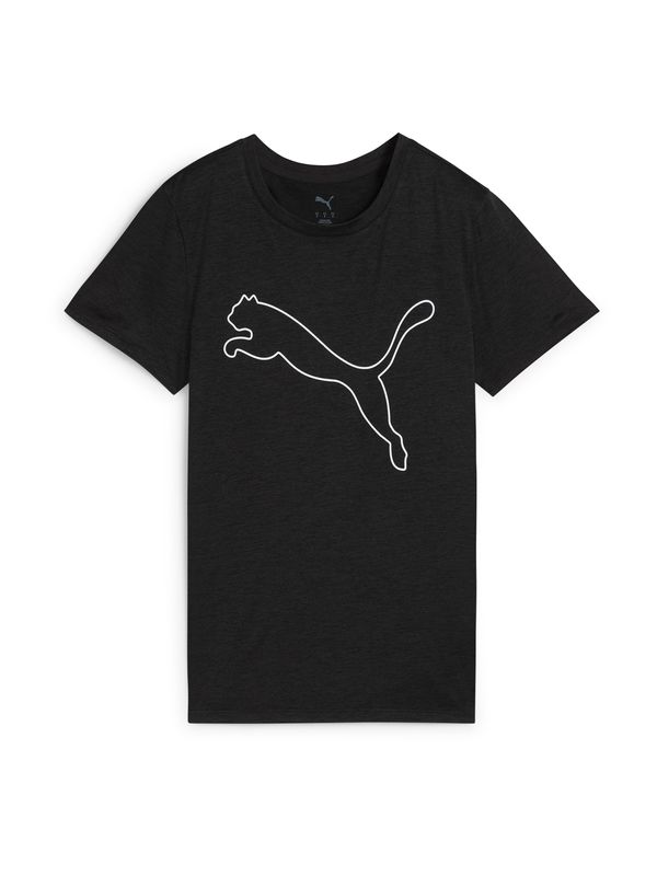 PUMA PUMA Tehnička sportska majica 'TAD ESSENTIAL'  crna / bijela