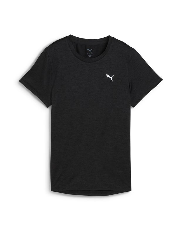 PUMA PUMA Tehnička sportska majica 'TAD ESSENTIAL'  crna melange / bijela