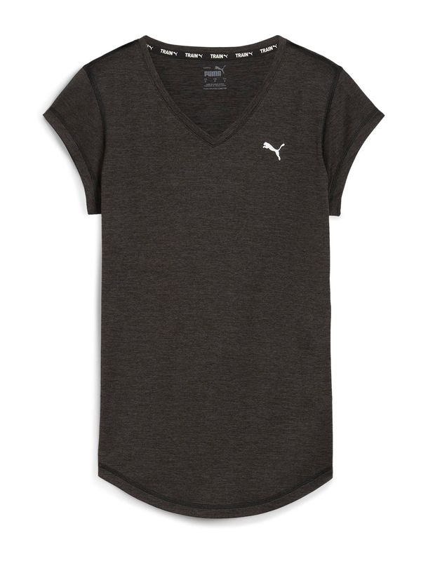 PUMA PUMA Tehnička sportska majica 'TRAIN FAV'  crna melange / bijela