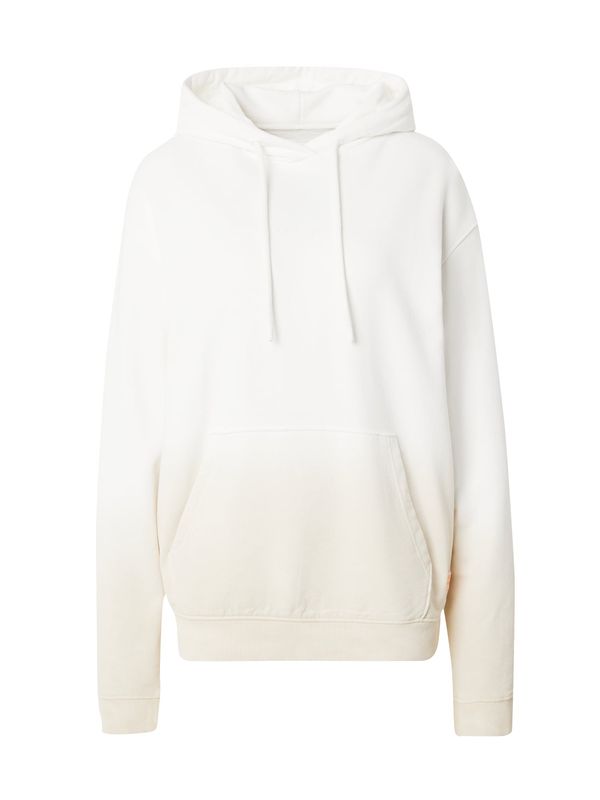 QS QS Sweater majica  bež / bijela