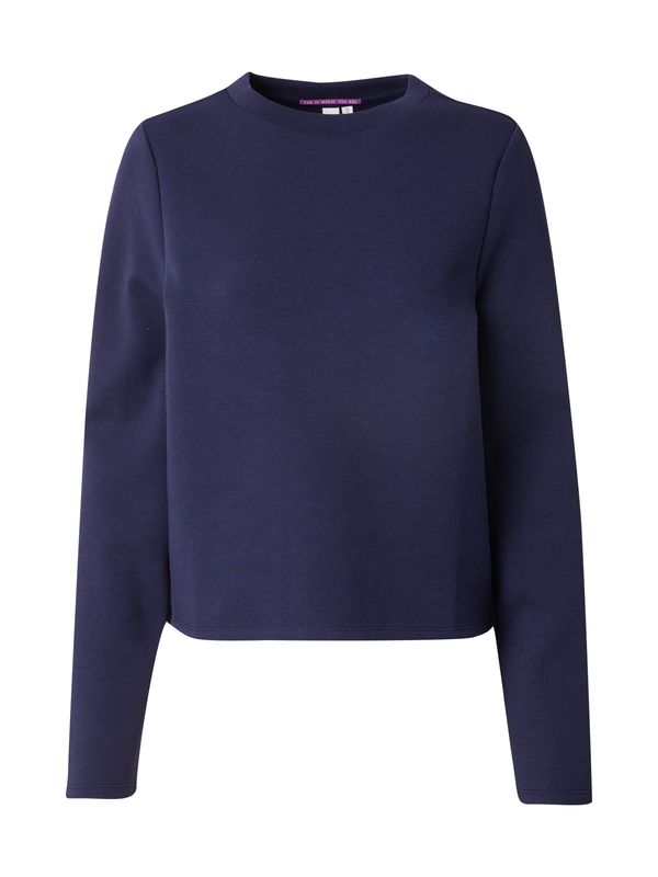 QS QS Sweater majica  mornarsko plava