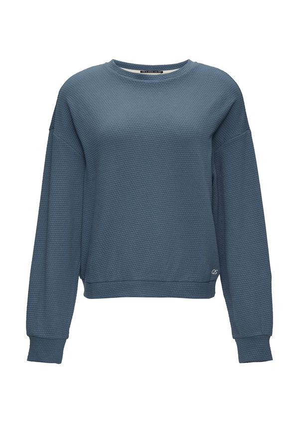 QS QS Sweater majica  safirno plava