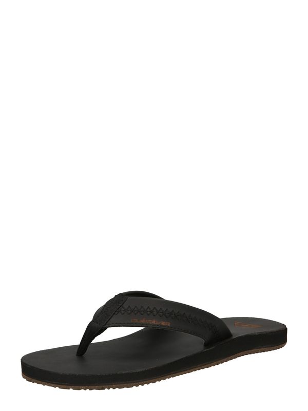 QUIKSILVER QUIKSILVER Natikače s potpeticom 'CARVER NATURAL II'  crna