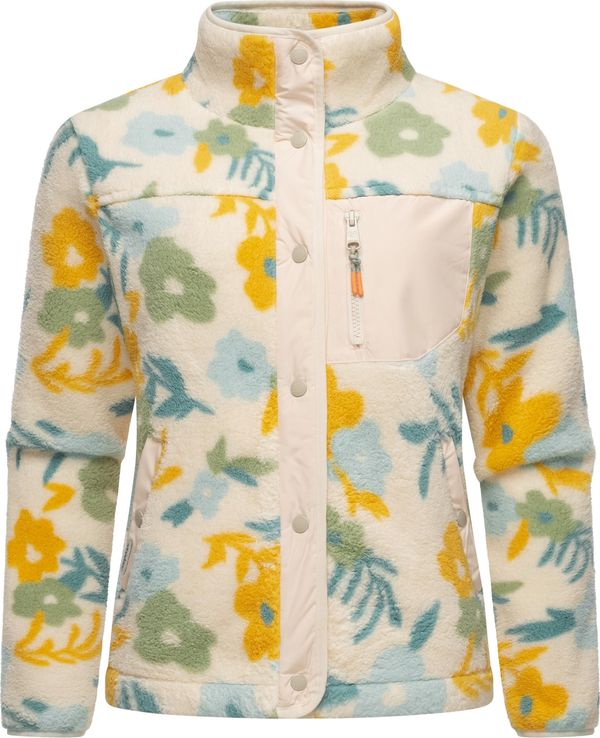 Ragwear Ragwear Flis jakna 'Appopis'  bež / svijetloplava / tamo žuta / zelena
