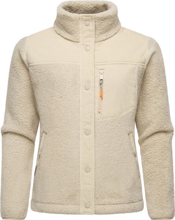 Ragwear Ragwear Flis jakna 'Appopis Block'  bež / ecru/prljavo bijela