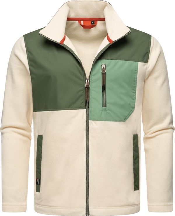 Ragwear Ragwear Flis jakna  bež / zelena / kaki