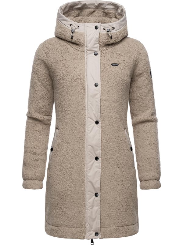 Ragwear Ragwear Flis jakna 'Cousy'  bež / sivkasto bež / crna