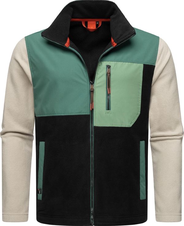 Ragwear Ragwear Flis jakna 'Flettcher'  bež / zelena / crna