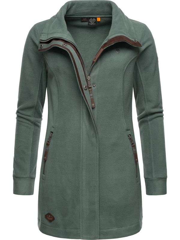 Ragwear Ragwear Flis jakna 'Letrice'  smeđa / pastelno zelena