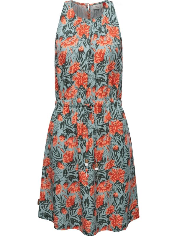Ragwear Ragwear Ljetna haljina 'Sanai'  sivkasto plava / zelena / narančasta