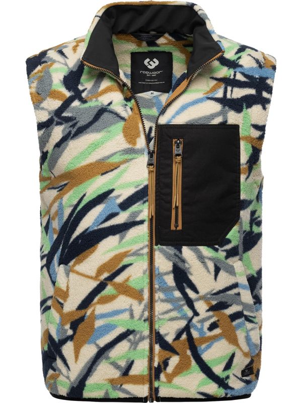 Ragwear Ragwear Prsluk  bež / smeđa / zelena / crna