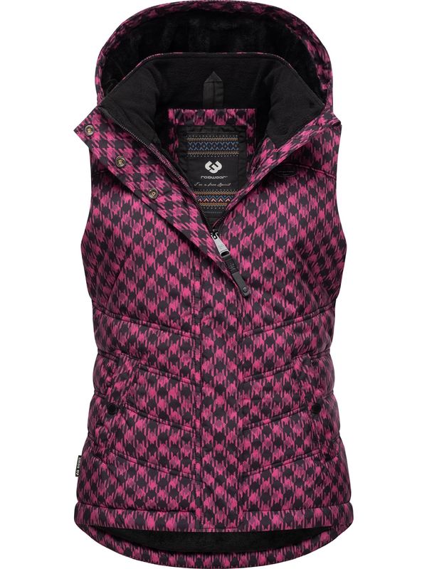 Ragwear Ragwear Prsluk 'Hesty'  ciklama / crna
