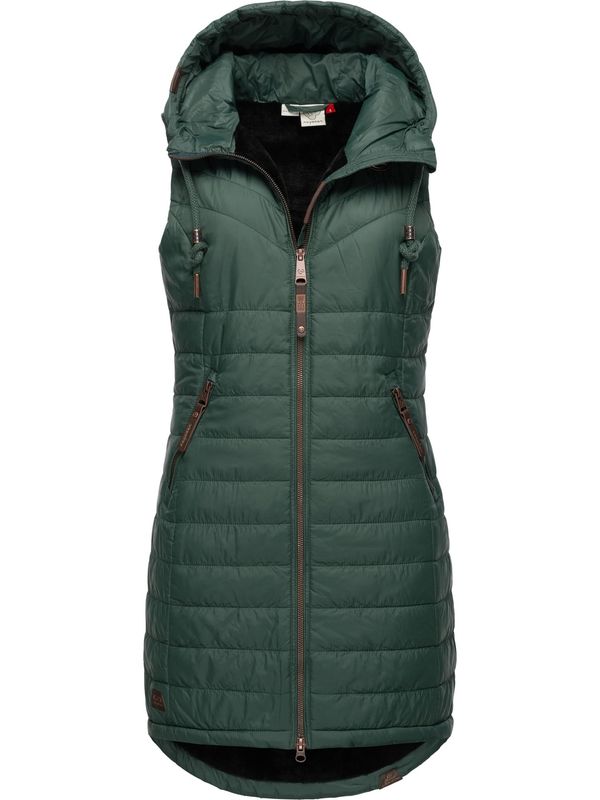 Ragwear Ragwear Prsluk 'Lucinda'  tamno zelena