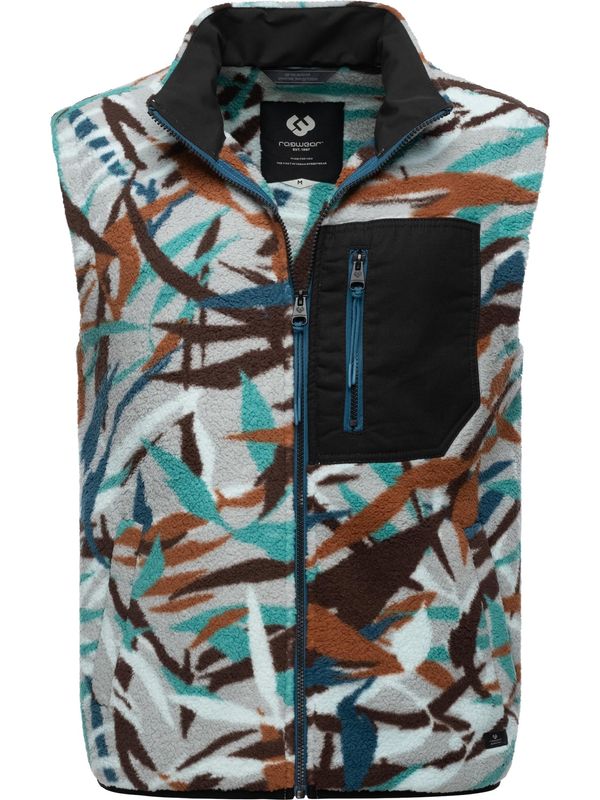 Ragwear Ragwear Prsluk  tirkiz / smeđa / svijetlosiva / crna