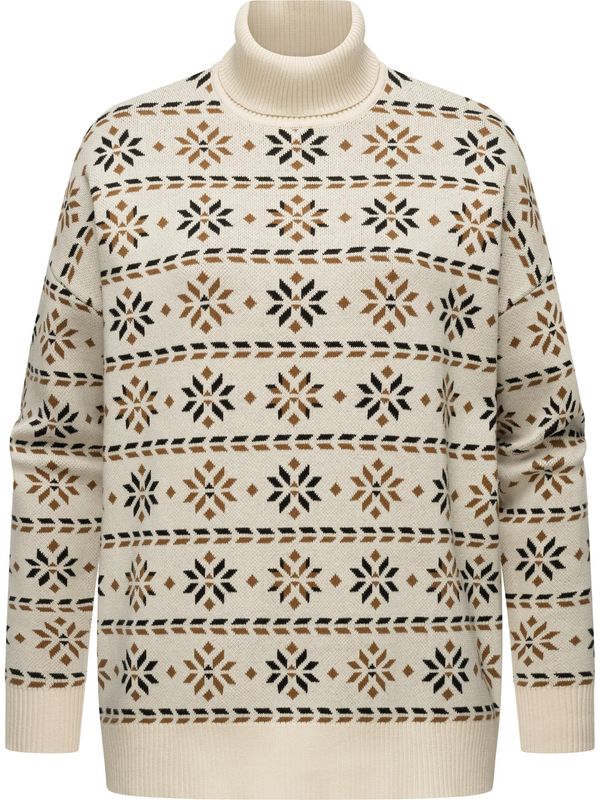 Ragwear Ragwear Pulover 'Danika'  boja pijeska / svijetlosmeđa / crna