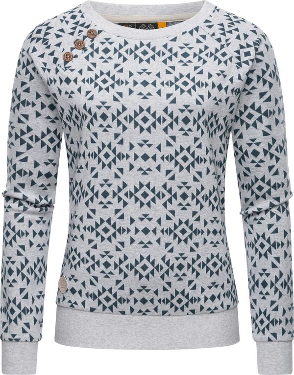 Ragwear Ragwear Sweater majica 'Darria'  grafit siva / svijetlosiva