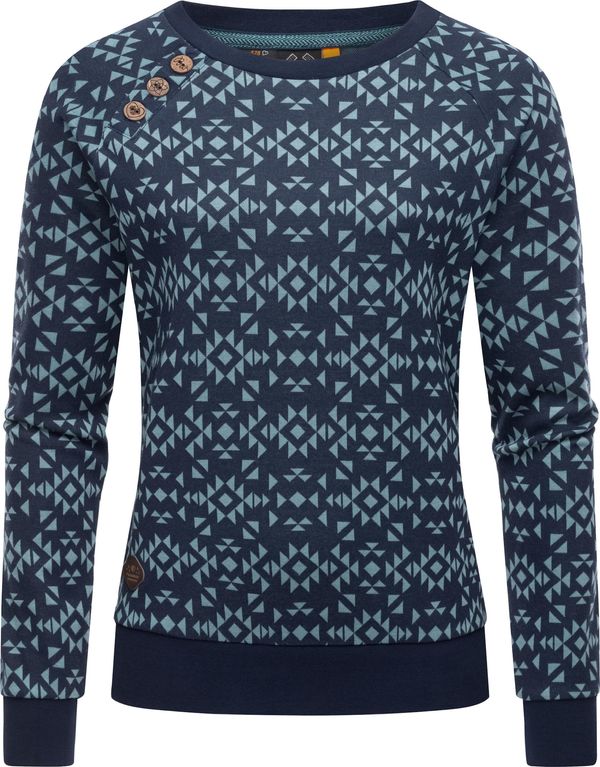 Ragwear Ragwear Sweater majica 'Darria'  plava / mornarsko plava