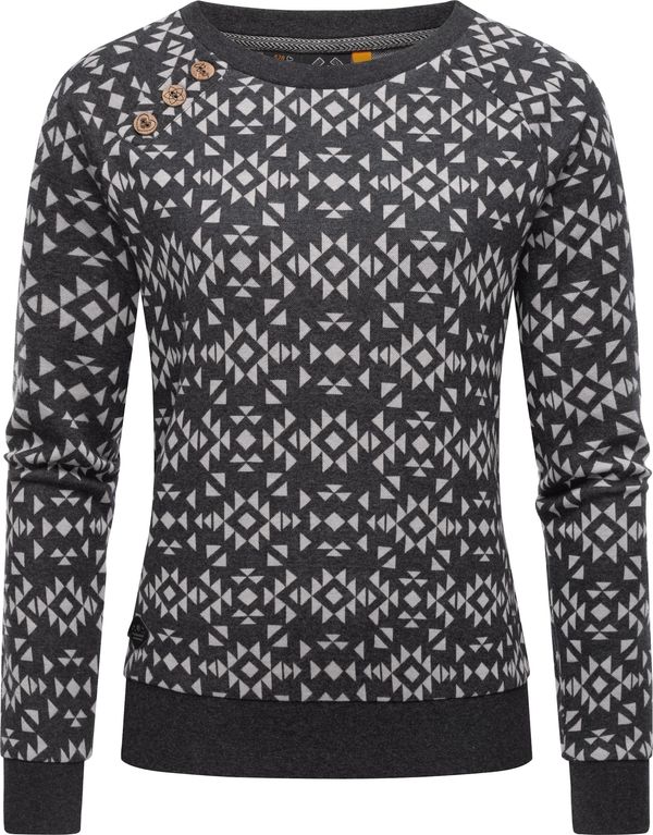 Ragwear Ragwear Sweater majica 'Darria'  siva / antracit siva