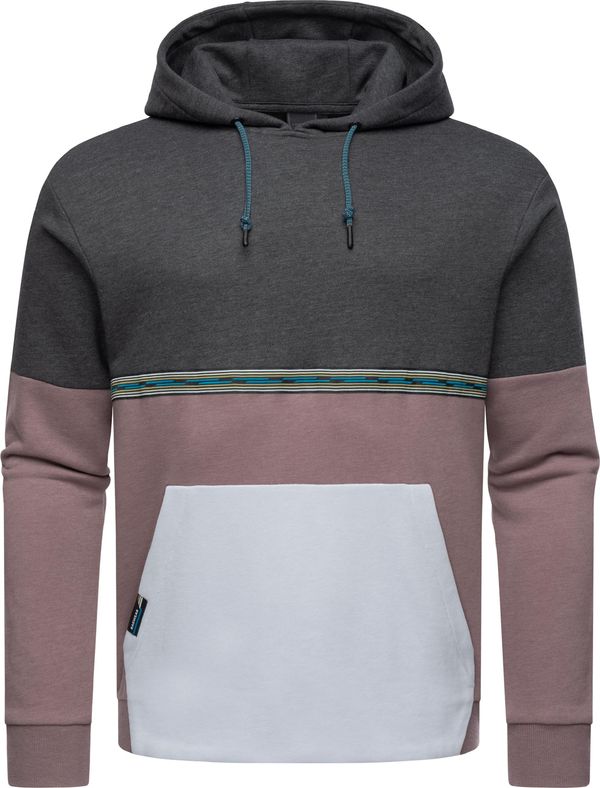 Ragwear Ragwear Sweater majica  svijetlosiva / sivkasto ljubičasta (mauve) / crna
