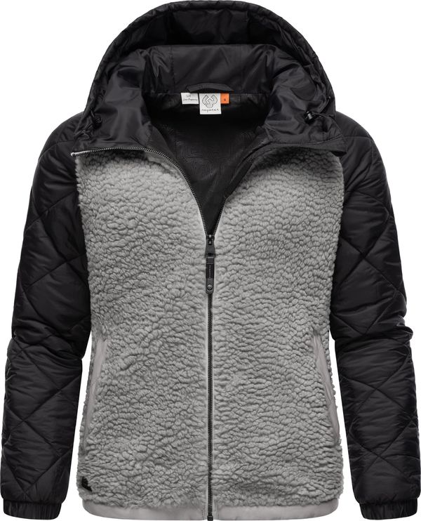 Ragwear Ragwear Tehnička flis jakna 'Leeloo'  siva / crna