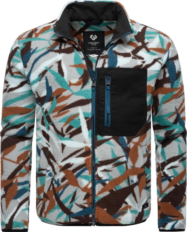 Ragwear Ragwear Tehnička flis jakna  tirkiz / smeđa / crna / bijela