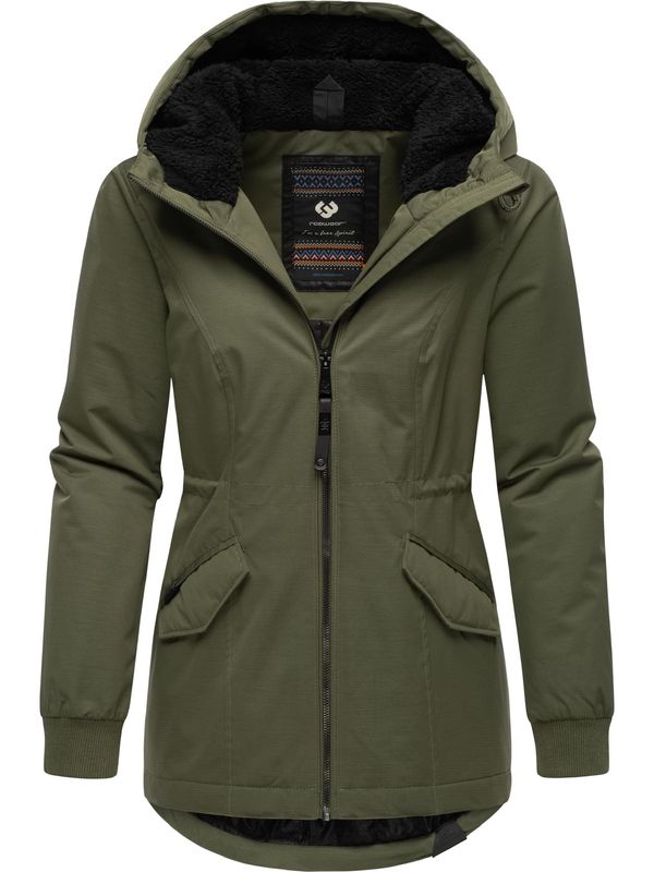 Ragwear Ragwear Tehnička jakna 'Dowey Warm Rain'  maslinasta / crna