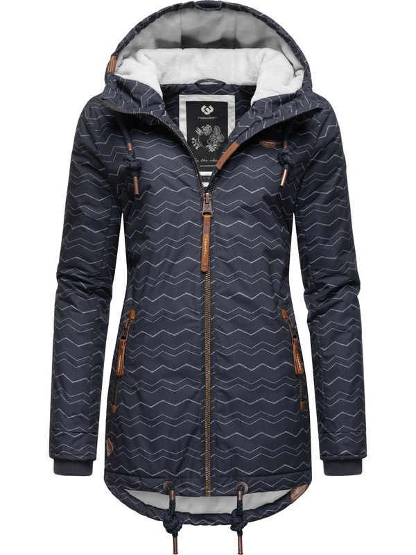 Ragwear Ragwear Tehnička jakna 'Zuzka'  noćno plava / smeđa / bijela