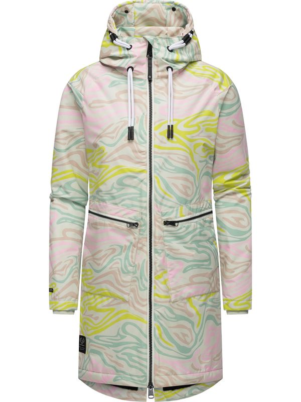 Ragwear Ragwear Tehnički kaput 'Holstic'  limeta zelena / menta / pastelno zelena / roza
