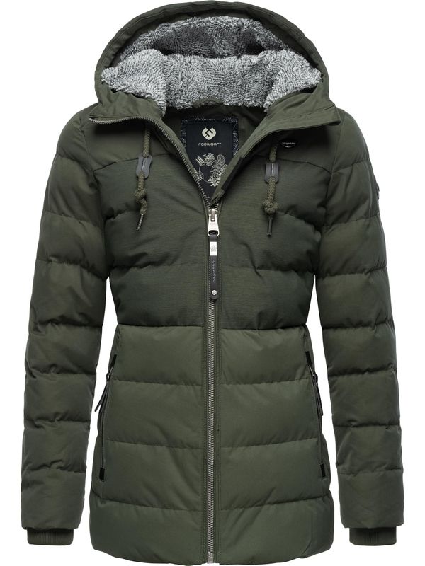 Ragwear Ragwear Zimska jakna 'Quantic'  maslinasta / crna / bijela