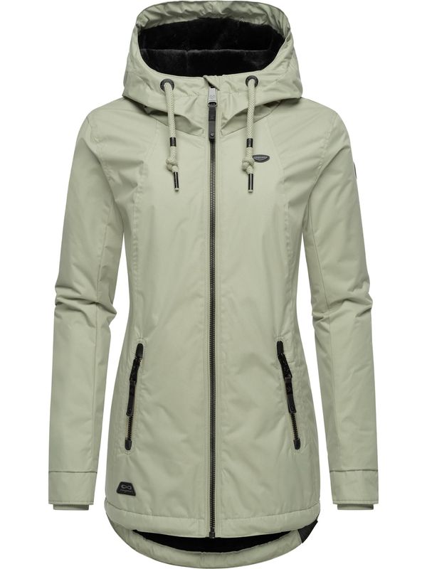 Ragwear Ragwear Zimska jakna 'Zuzka'  pastelno zelena / crna