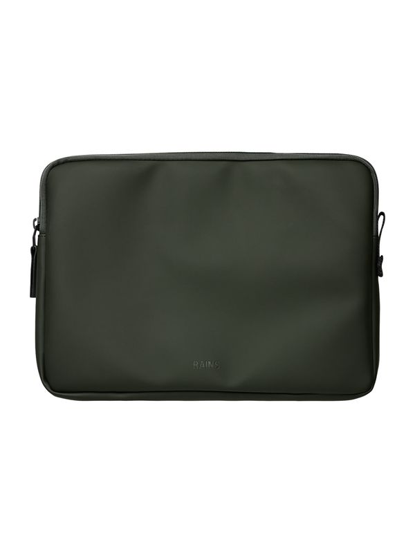 RAINS RAINS Torba za laptop 'Trail 15"/16"'  tamno zelena / crna