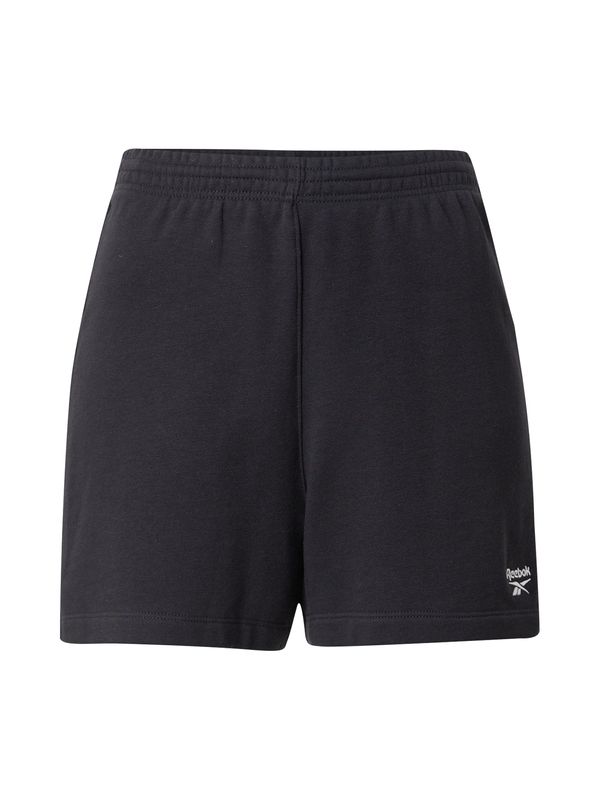 Reebok Reebok Sportske hlače 'IDENTITY'  crna / bijela