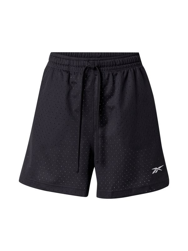 Reebok Reebok Sportske hlače 'OFF COURT'  crna / prljavo bijela