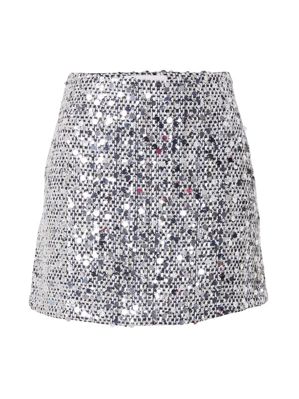 Rich & Royal Rich & Royal Suknja 'Tweed skirt'  srebro