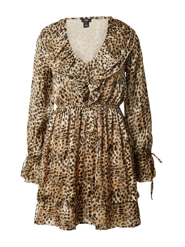 River Island River Island Haljina 'KATIE'  svijetlosmeđa / tamno smeđa