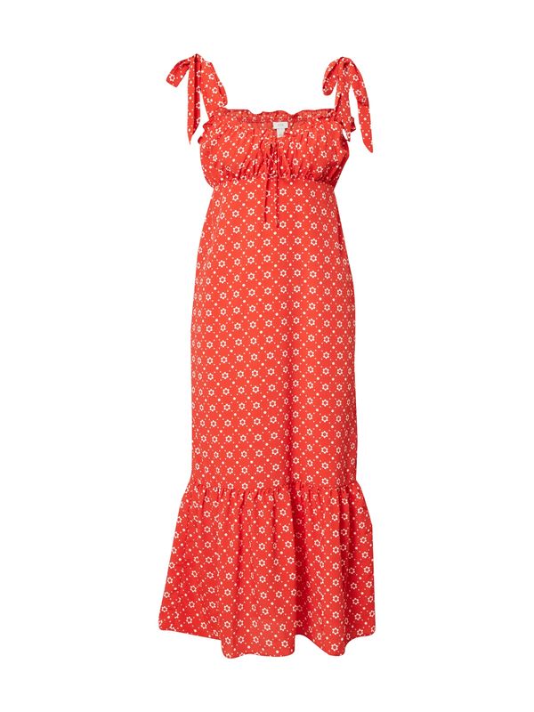 River Island River Island Ljetna haljina 'MOLLY'  crvena / bijela
