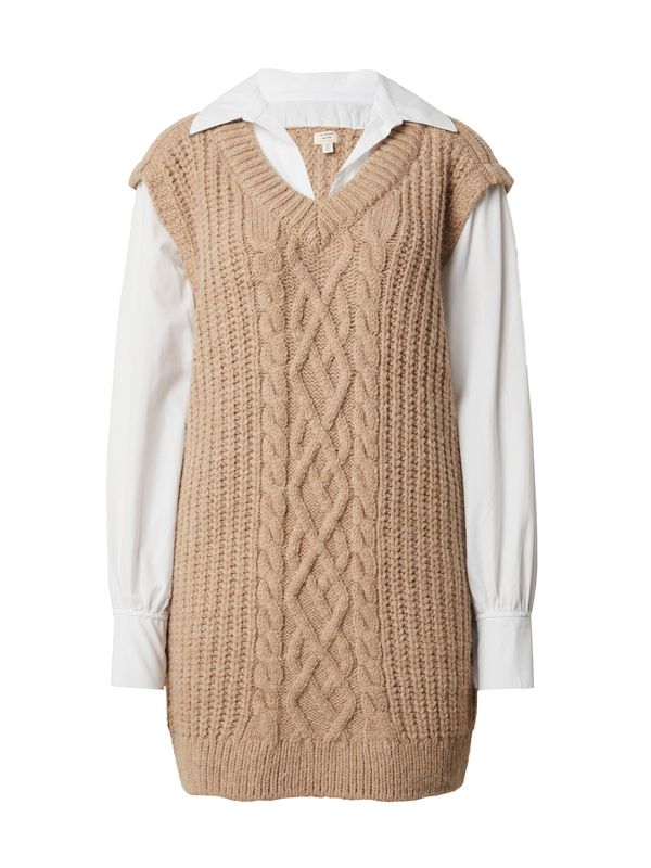 River Island River Island Pletena haljina  bež / bijela