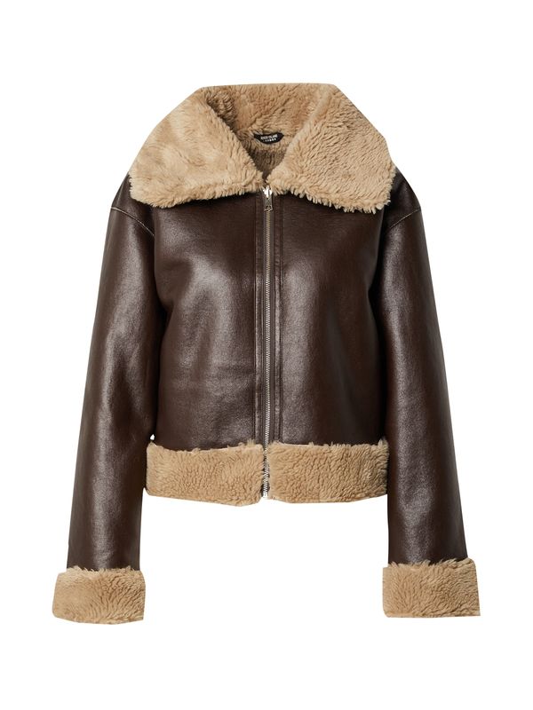 River Island River Island Prijelazna jakna  smeđa / čokolada