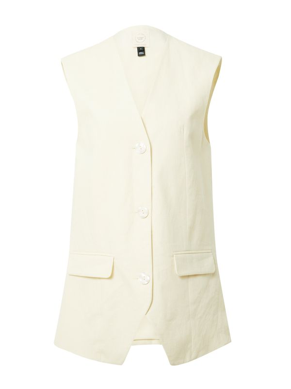 River Island River Island Prsluk od odijela  pastelno žuta