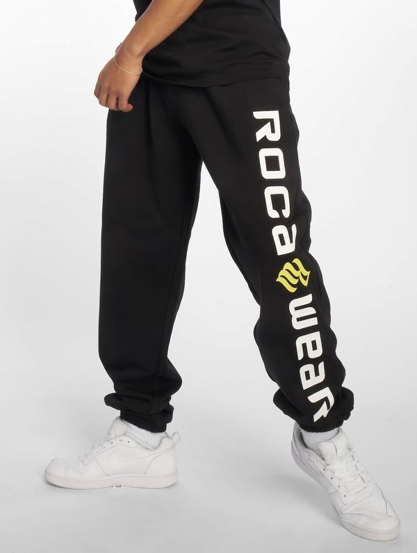 ROCAWEAR ROCAWEAR Hlače  žuta / crna / bijela