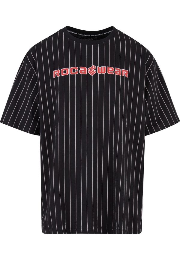 ROCAWEAR ROCAWEAR Majica 'Coles'  crvena / crna / bijela