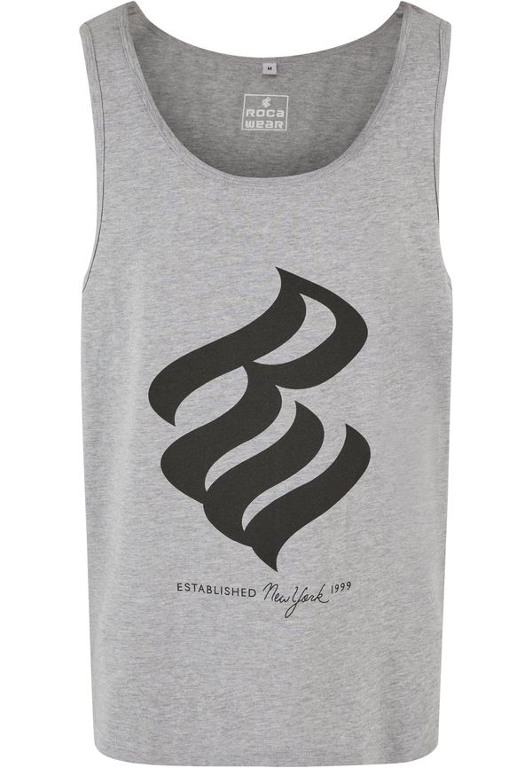 ROCAWEAR ROCAWEAR Majica  siva melange / crna