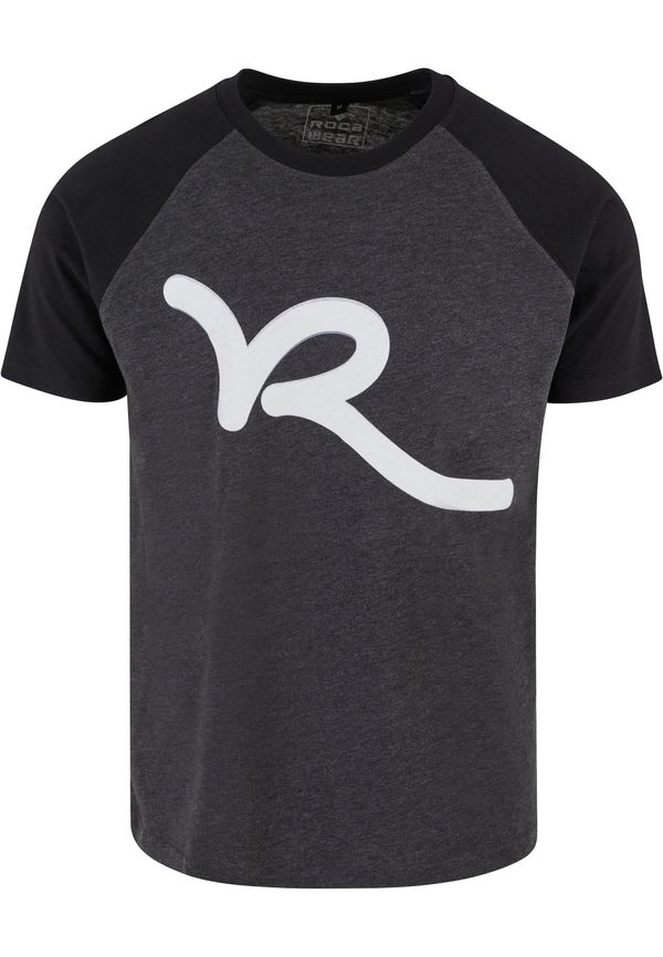 ROCAWEAR ROCAWEAR Majica  tamo siva / crna