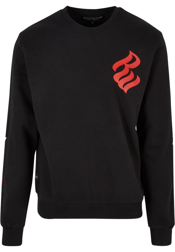 ROCAWEAR ROCAWEAR Sweater majica  crvena / crna / bijela