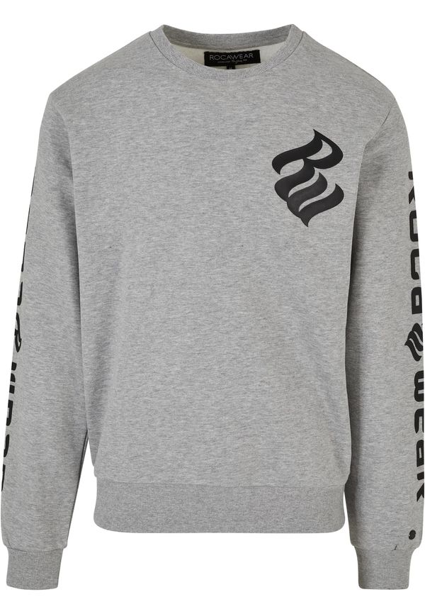 ROCAWEAR ROCAWEAR Sweater majica  siva melange / crna