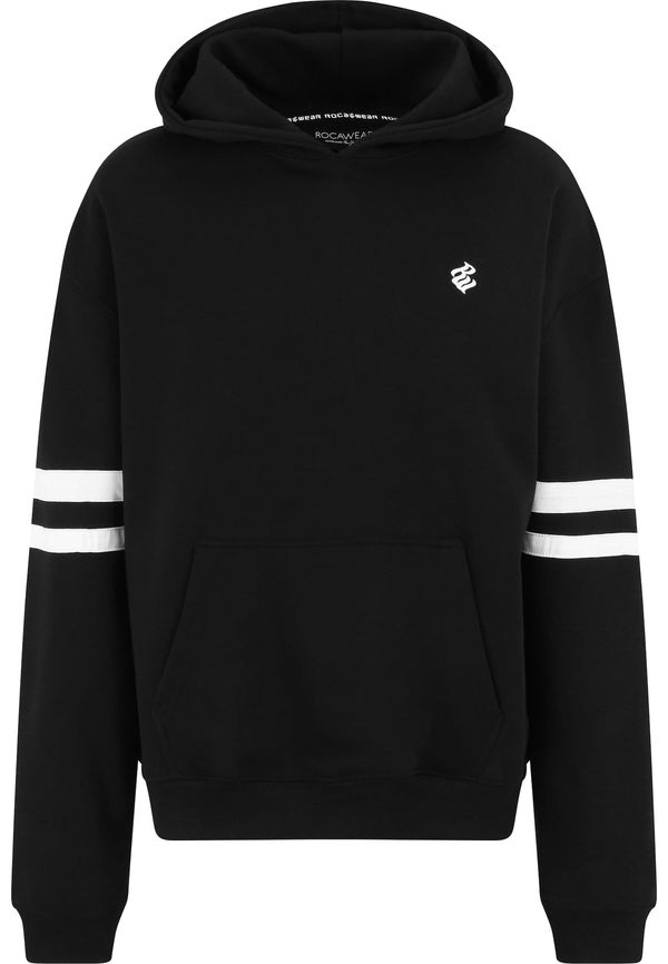 ROCAWEAR ROCAWEAR Sweater majica  siva / tamo siva / crna / bijela