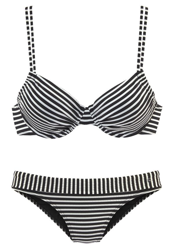 s.Oliver s.Oliver Bikini  crna / bijela